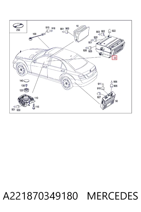  Mercedes A2218703491 цена, от 288.14 USD