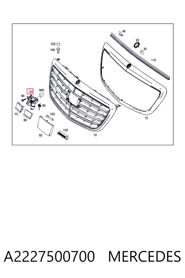  A2227500700 Mercedes