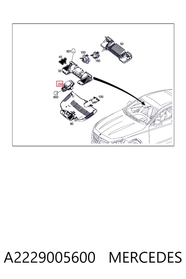  A2229005600 Mercedes