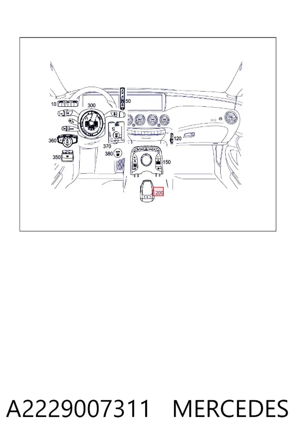  A2229007311 Mercedes