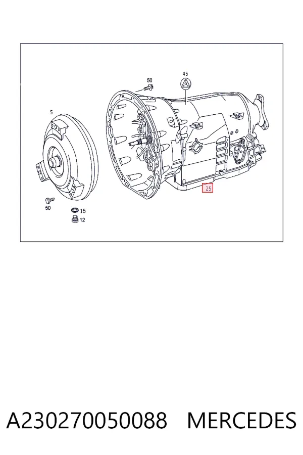 Купить A2302700500 Mercedes АКПП в сборе