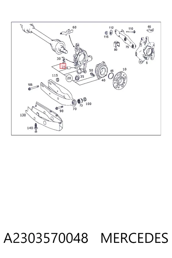  A2303570048 Mercedes