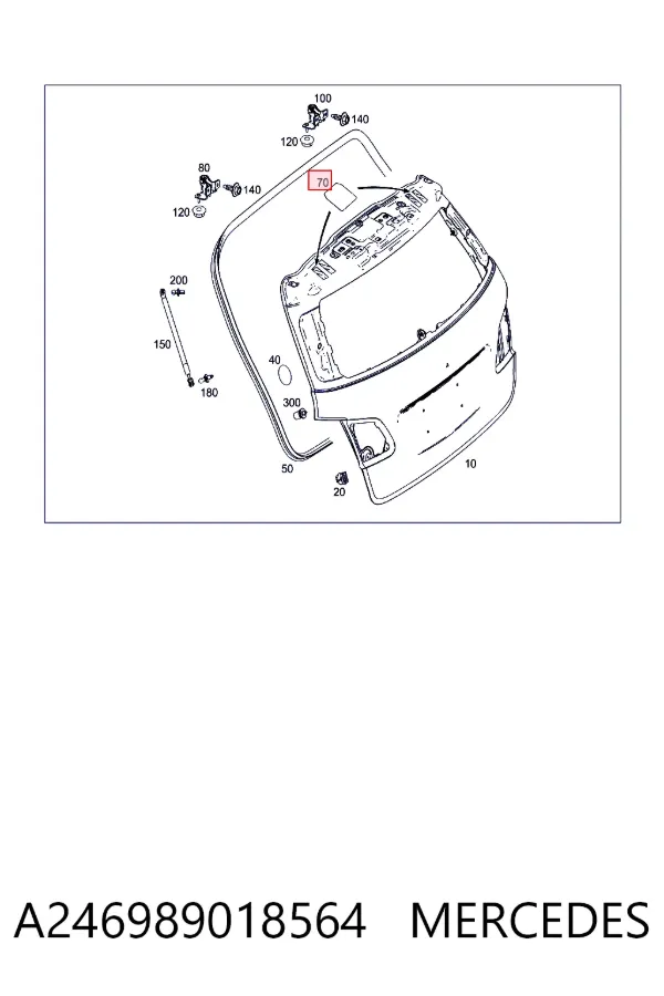  Mercedes A2469890185 цена, от 5.96 USD