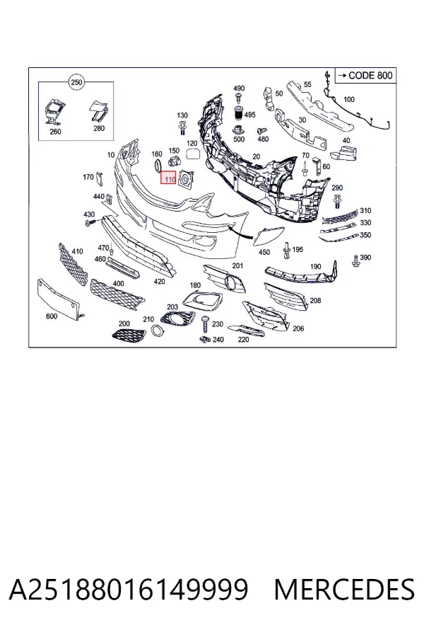  A25188016149999 Mercedes