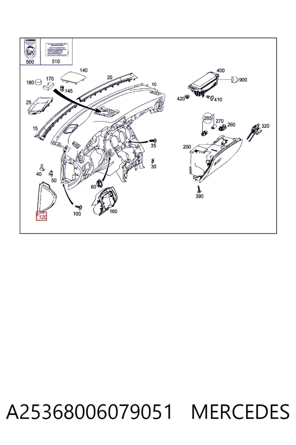 A2536800607 Mercedes 