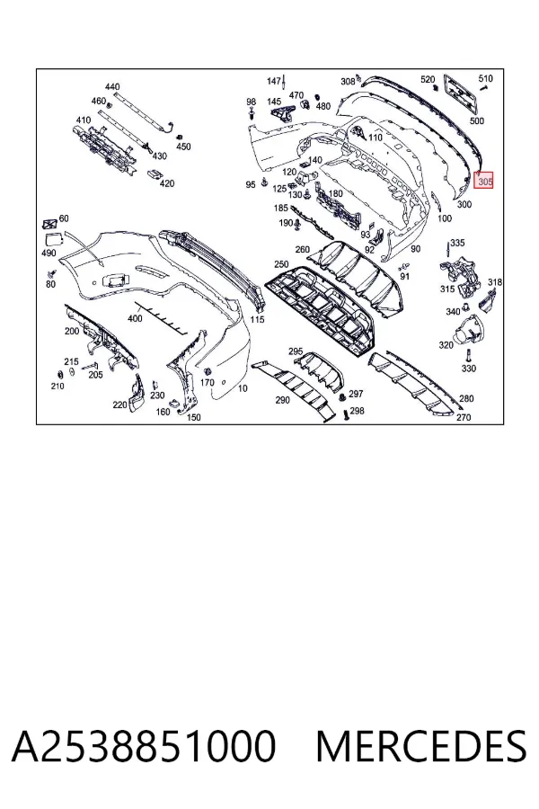  A2538851000 Mercedes