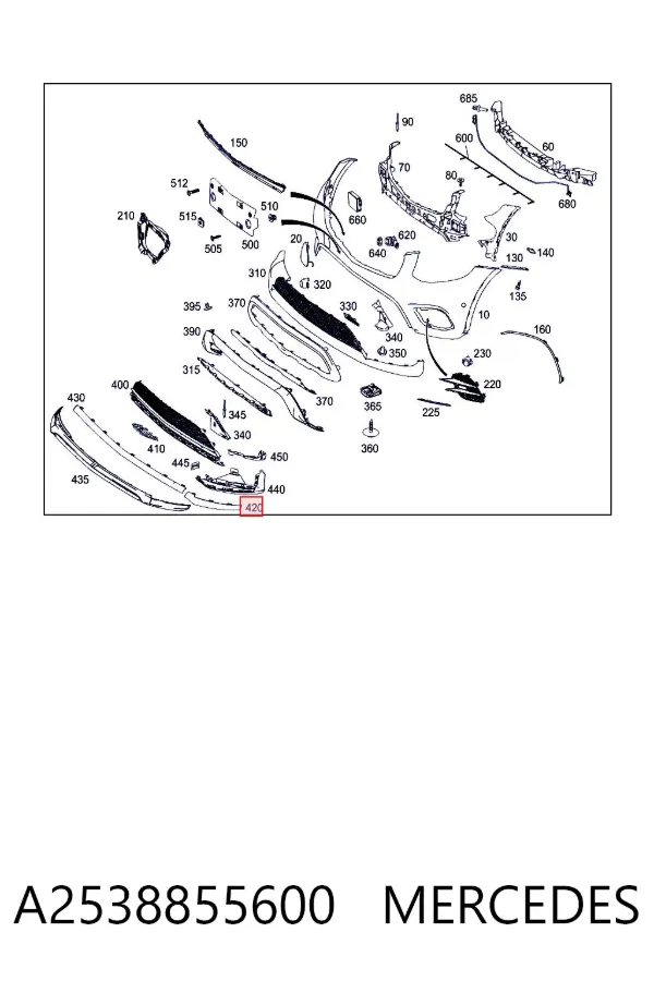  A2538855600 Mercedes