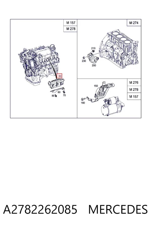  A2782262085 Mercedes