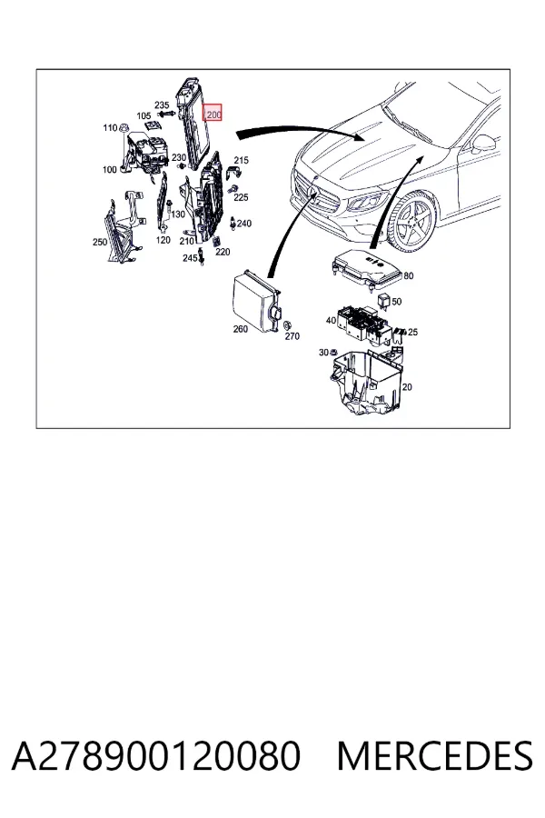 A2789001200 Mercedes 