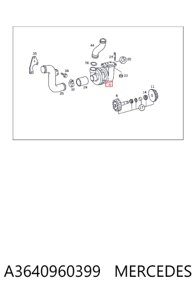 Турбина MERCEDES A3640960399