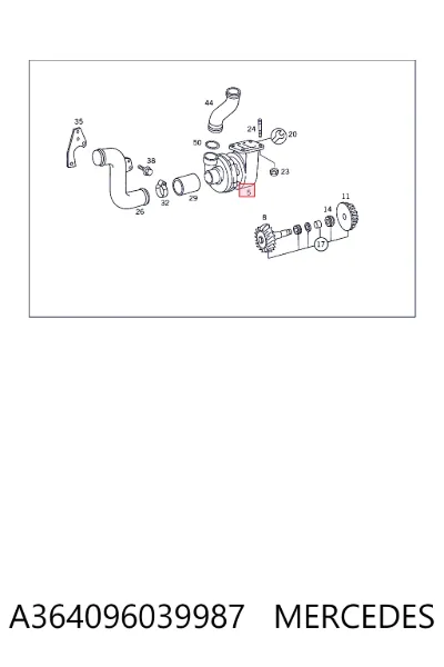 Турбина MERCEDES A364096039987