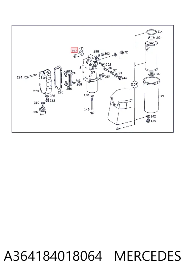  Mercedes A3641840180 цена, от 3.21 USD