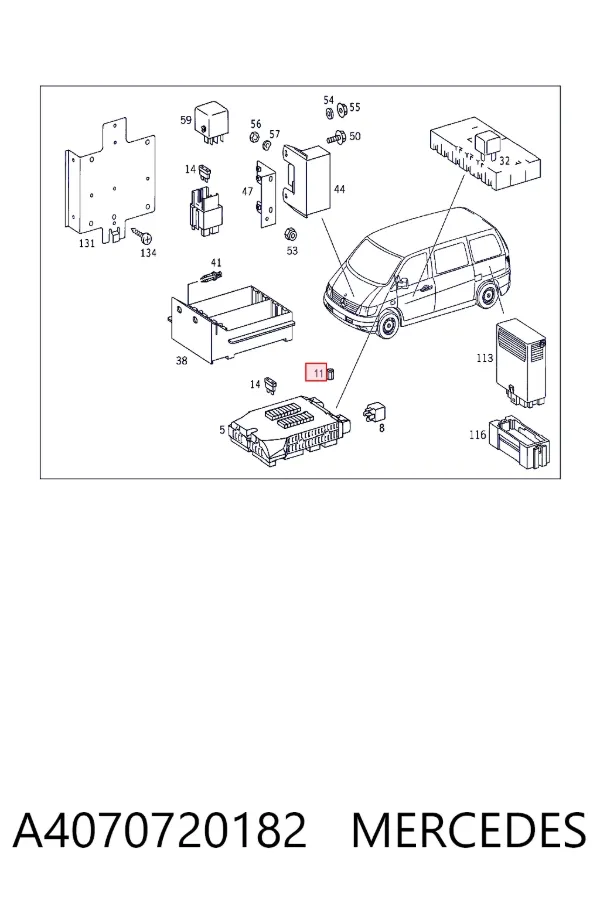  A4070720182 Mercedes