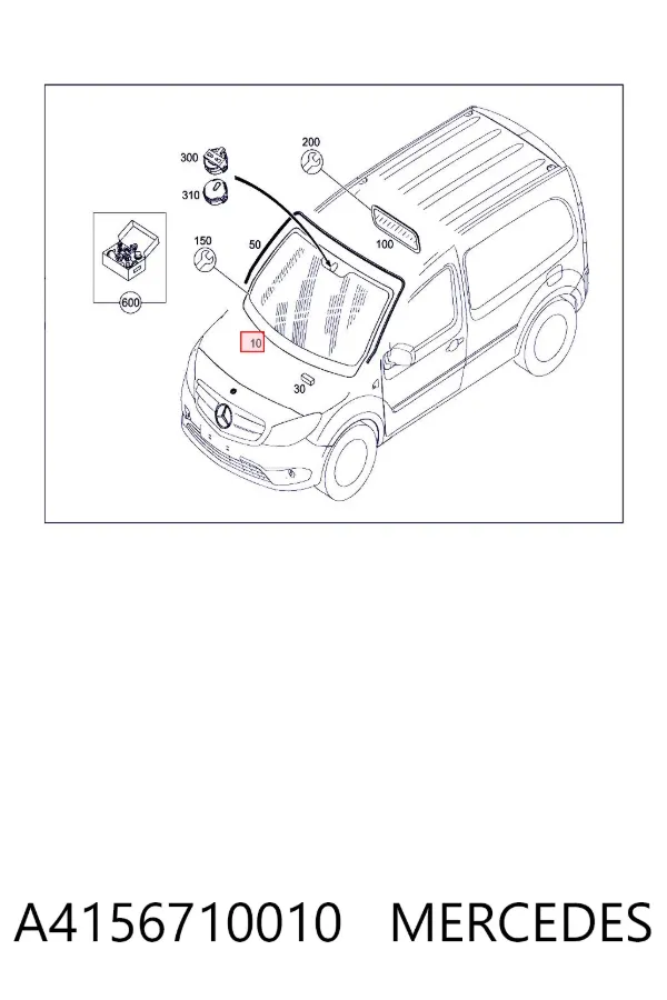 Лобовое стекло 5617D11 XYG