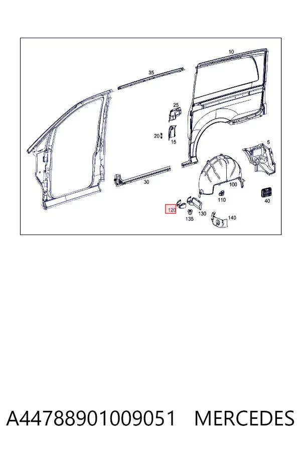  Mercedes A4478890100 цена, от 22.28 USD