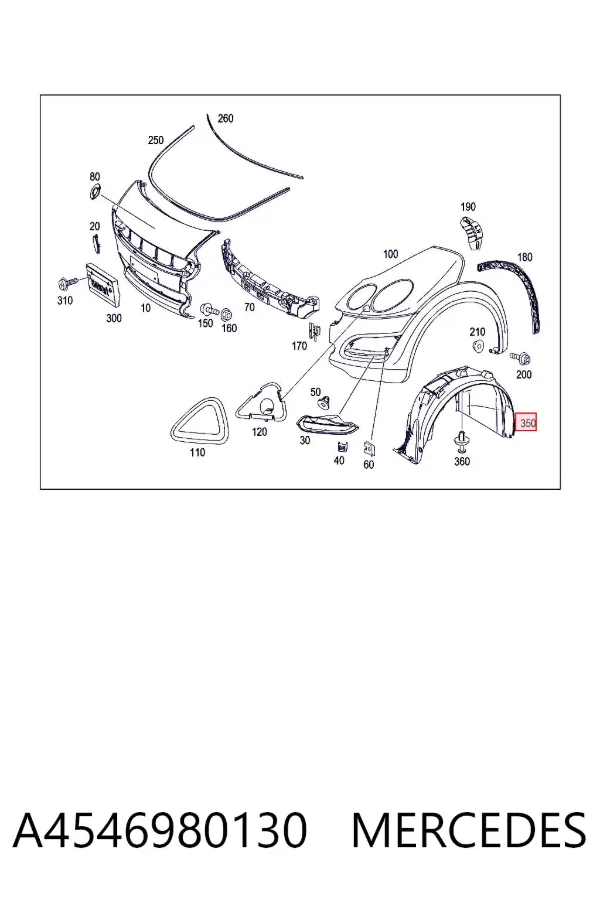  A4546980130 Mercedes