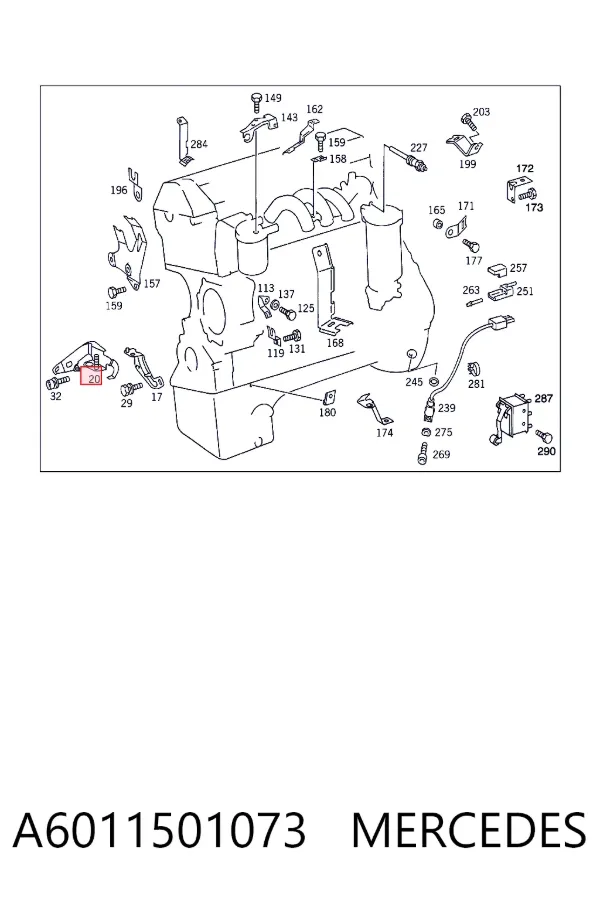  A6011501073 Mercedes