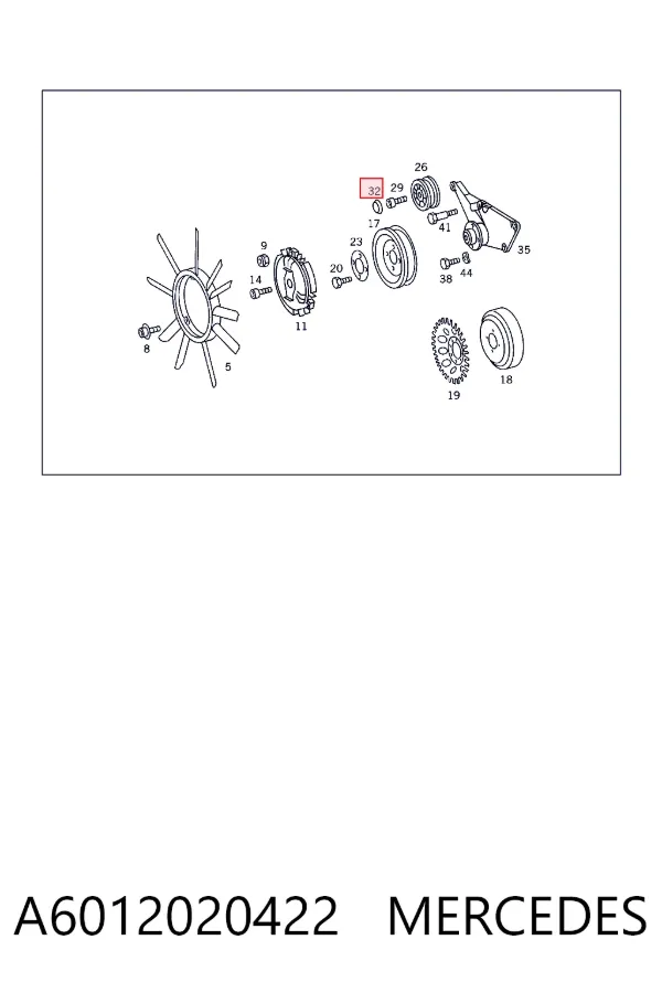 Крышка масляного поддона A6012020422 Mercedes