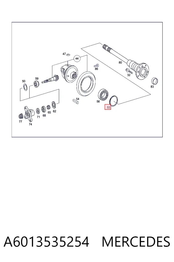  A6013535254 Mercedes