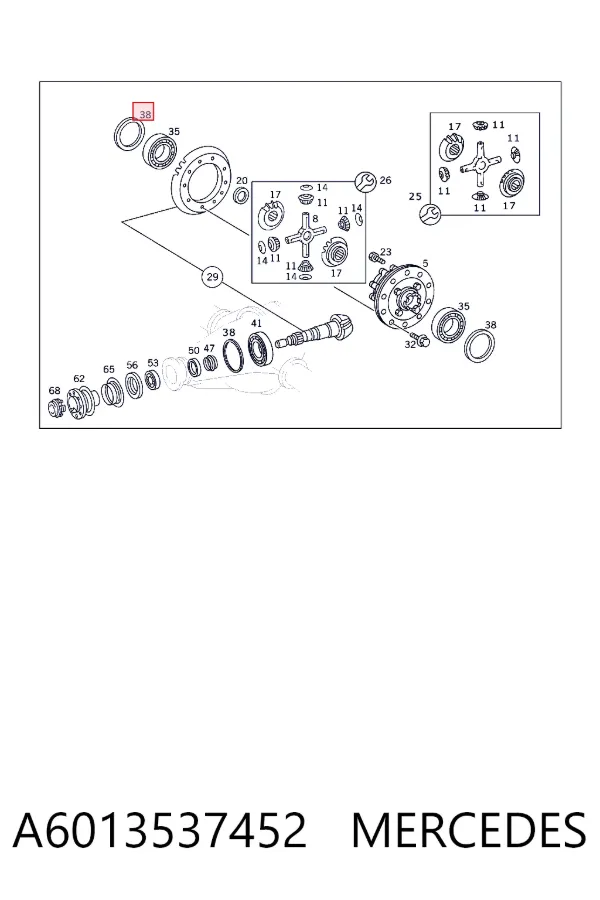  A6013537452 Mercedes