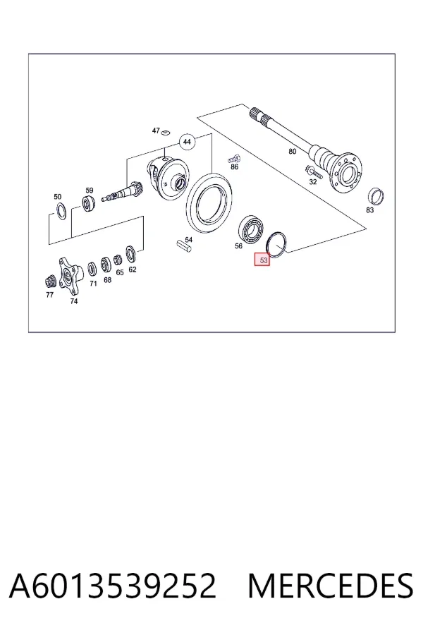  A6013539252 Mercedes