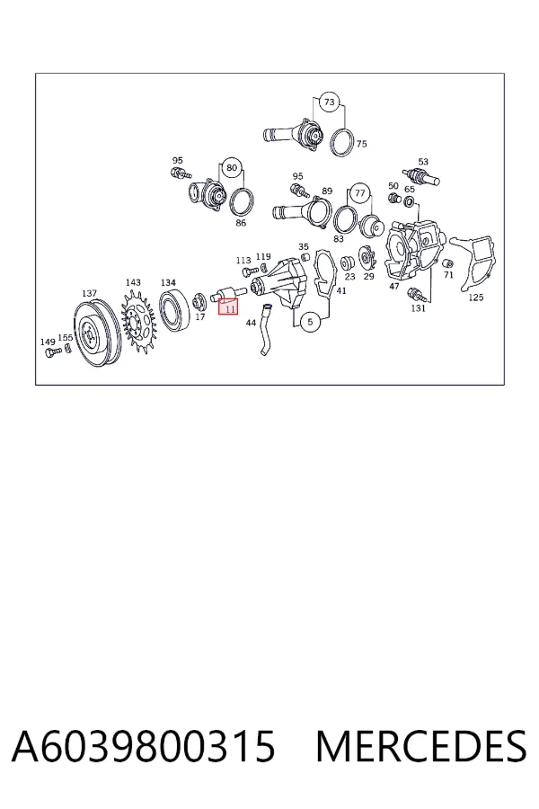  A6039800315 Mercedes