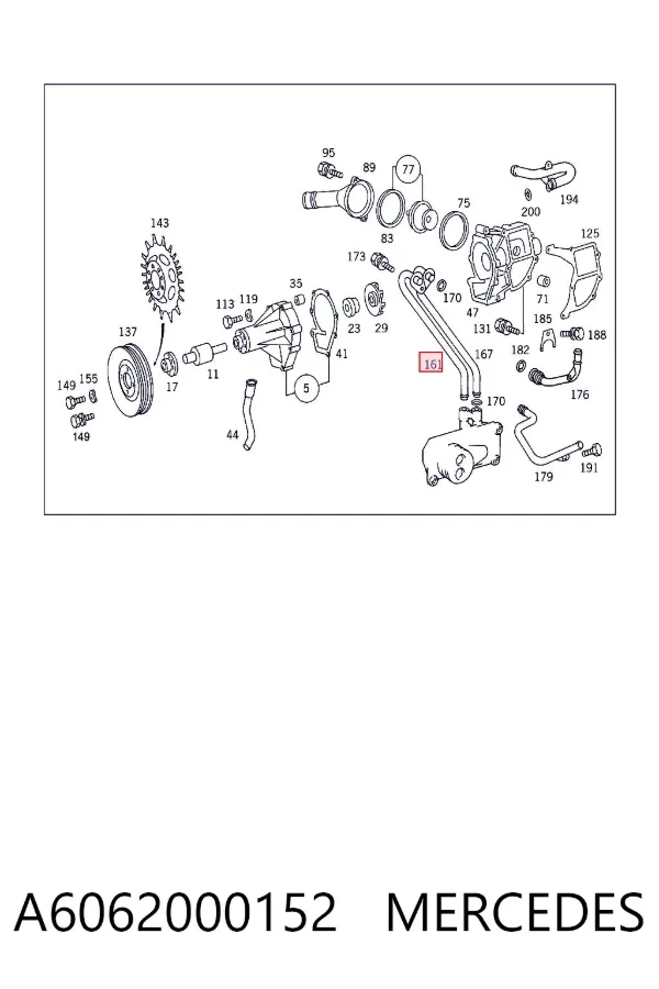  A6062000152 Mercedes