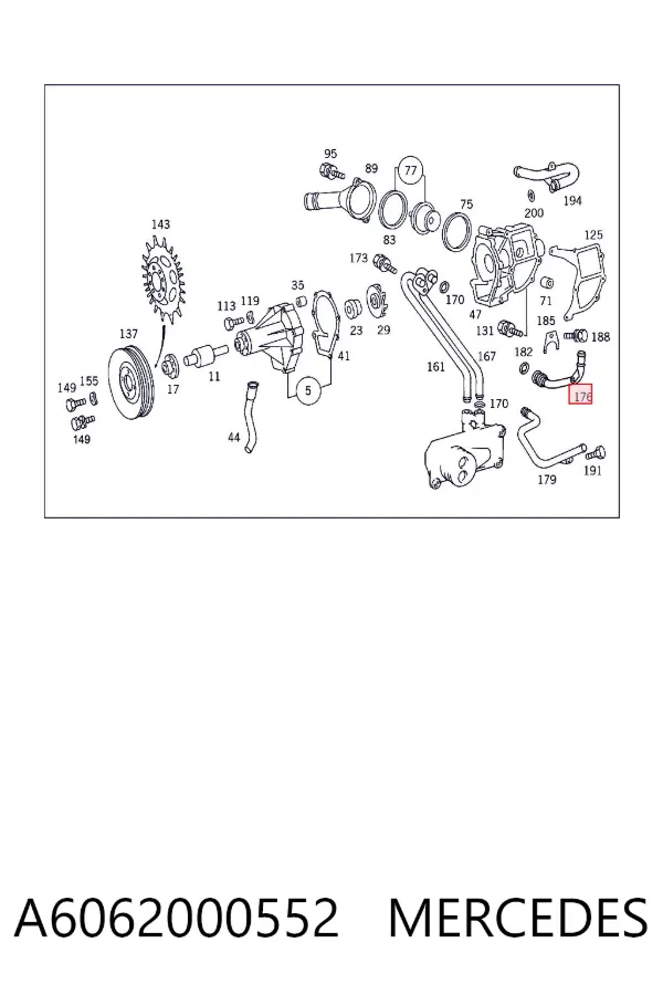  A6062000552 Mercedes