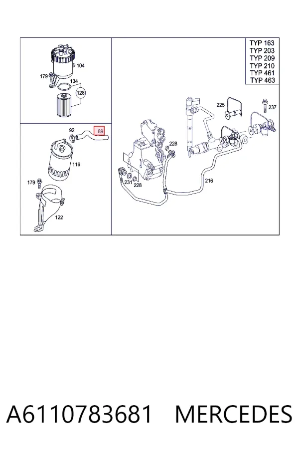  A6110783681 Mercedes
