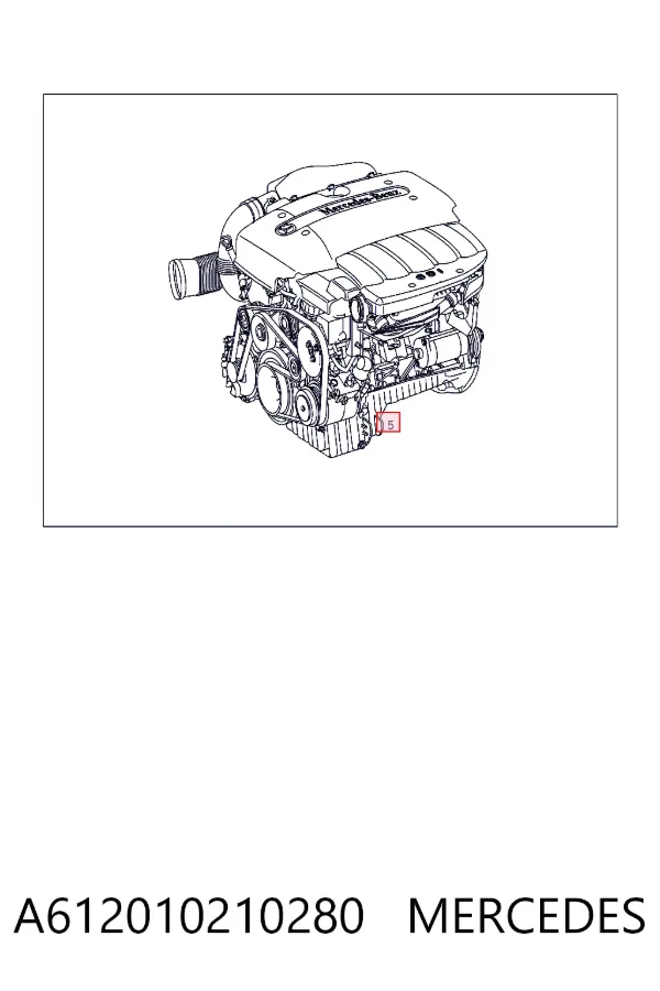 ДВС в сборе Mercedes A6120102102 цена, от 1569.18 USD