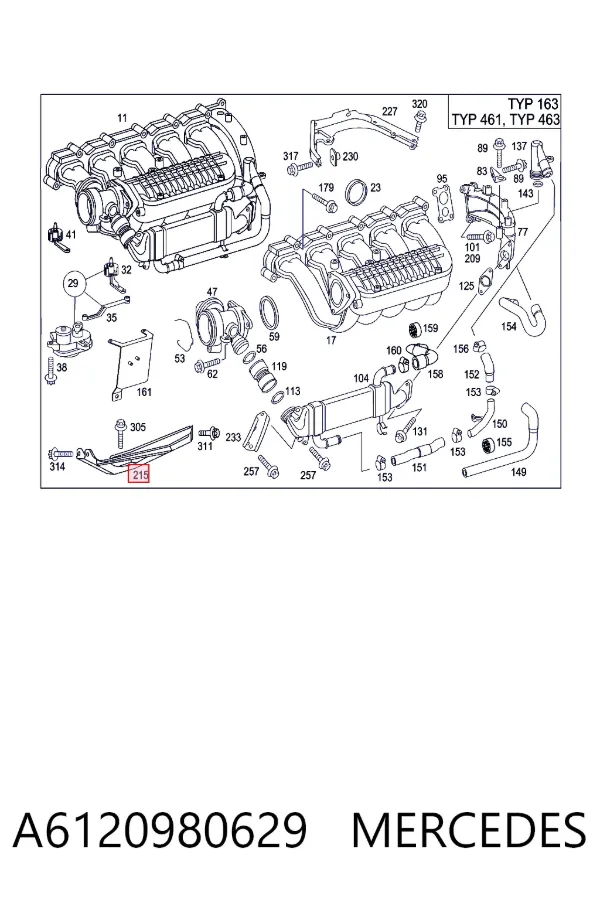  A6120980629 Mercedes