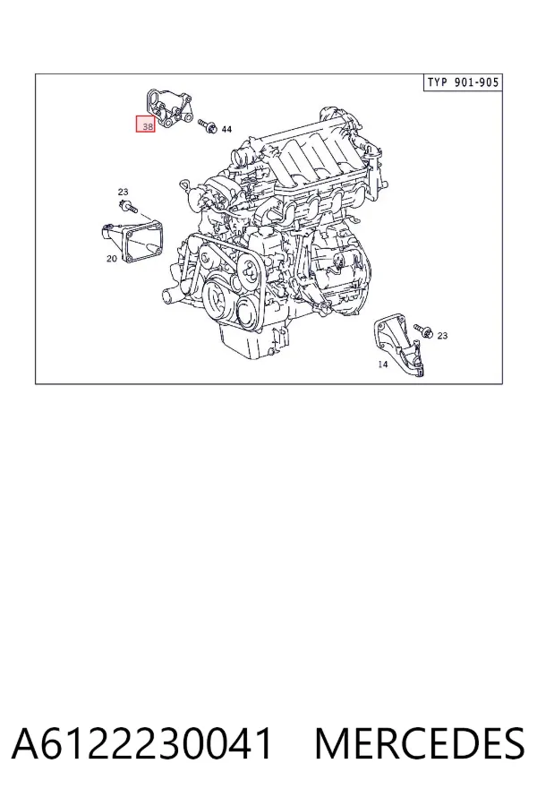  A6122230041 Mercedes