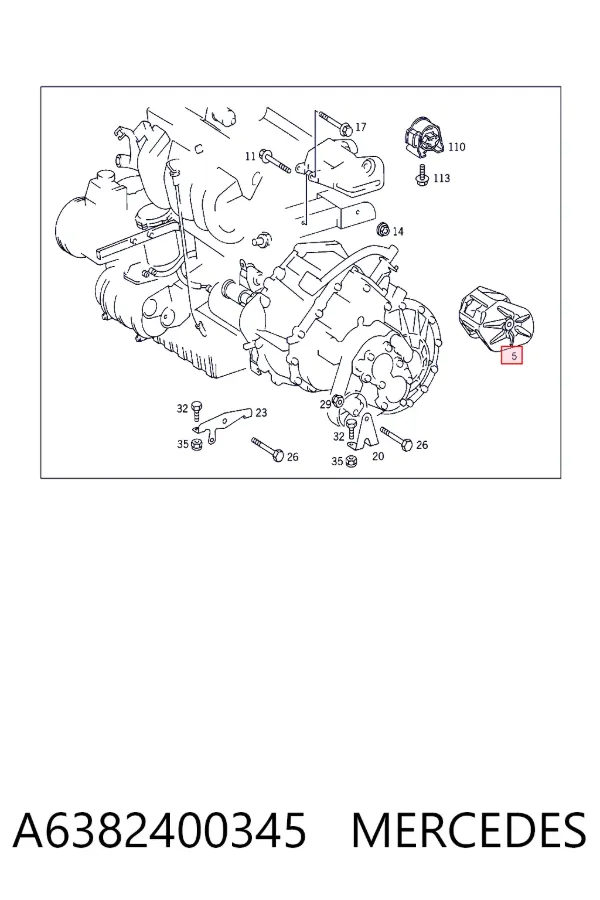  A6382400345 Mercedes