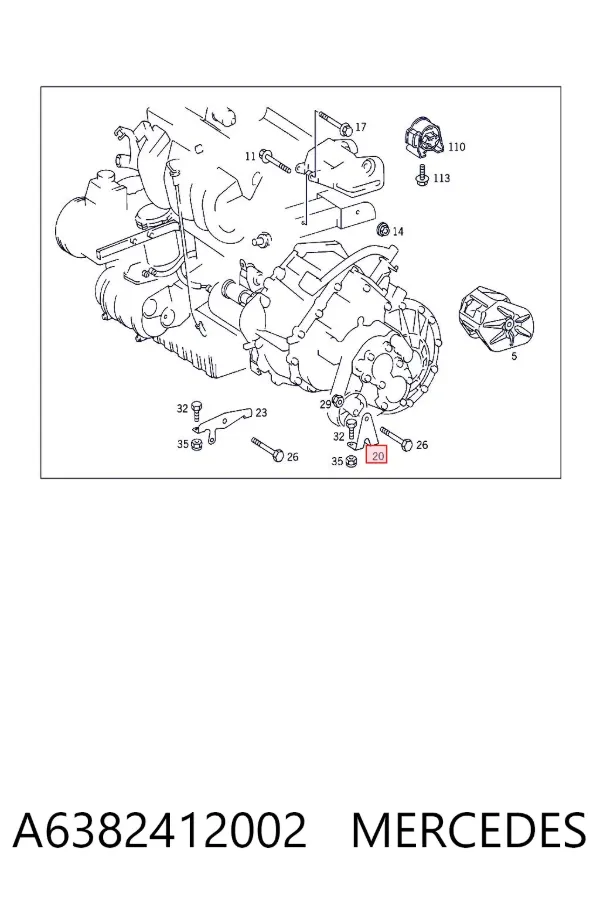  A6382412002 Mercedes