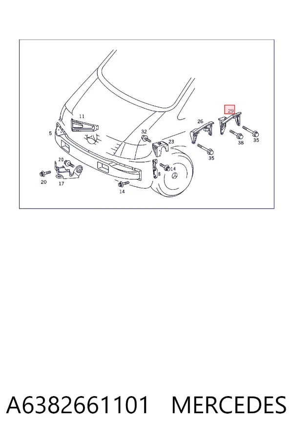  A6382661101 Mercedes