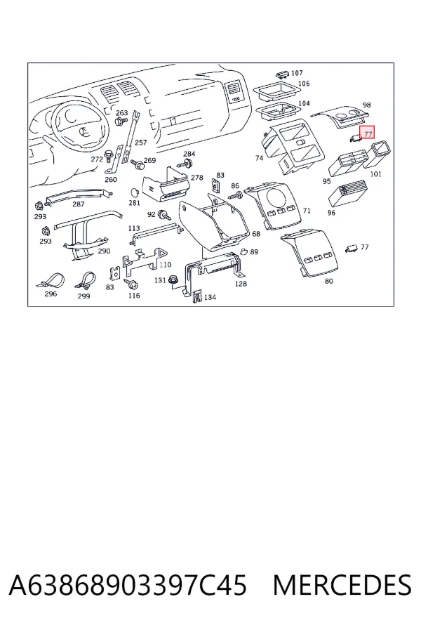 Купить A6386890339 Mercedes 