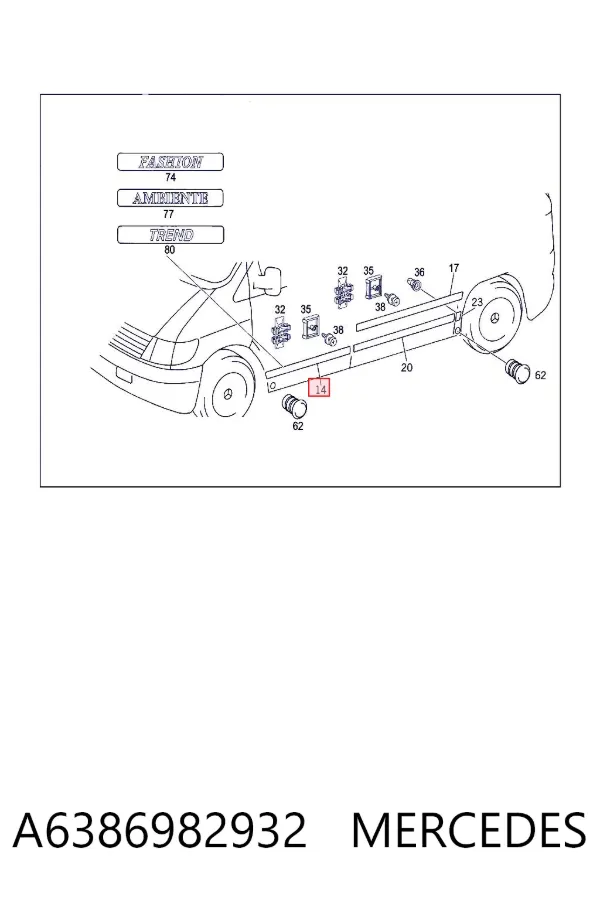  A6386982932 Mercedes