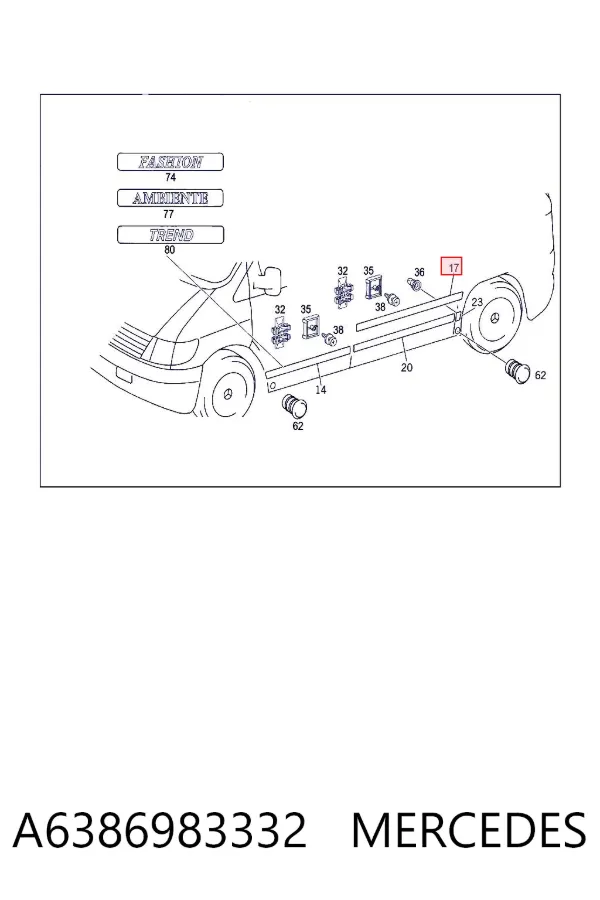  A6386983332 Mercedes