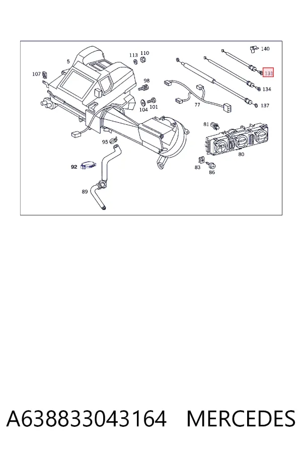  A638833043164 Mercedes