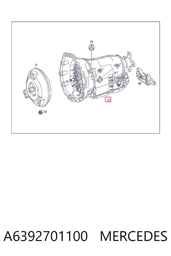 АКПП A6392701100 Mercedes