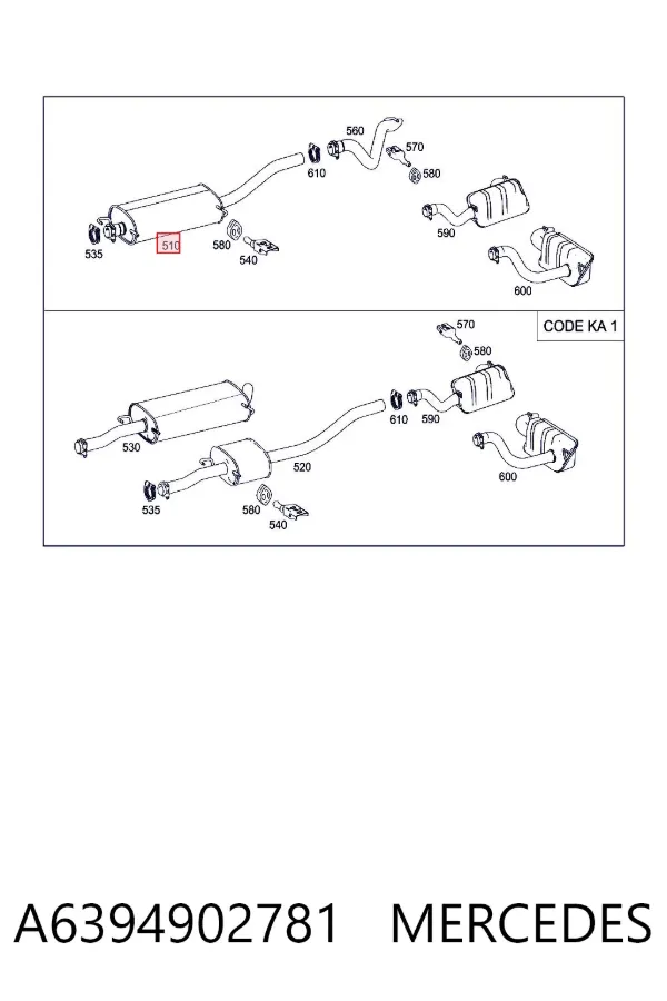  A6394902781 Mercedes