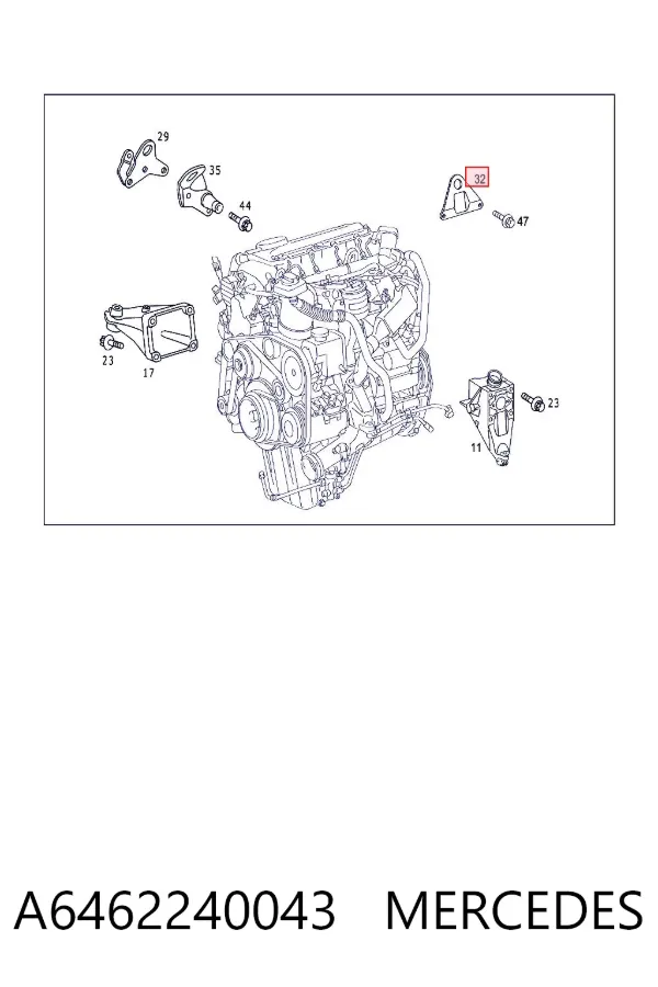  A6462240043 Mercedes