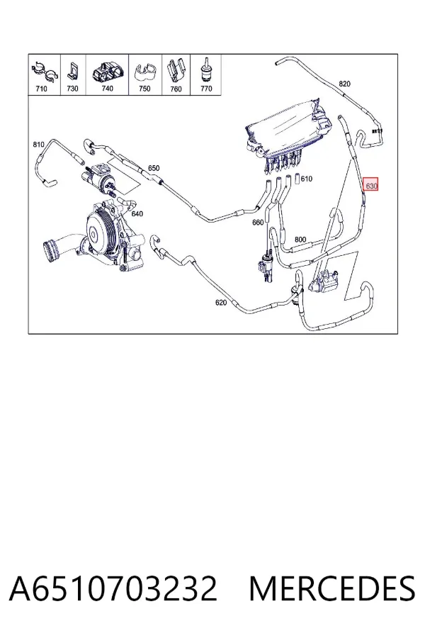  A6510703232 Mercedes