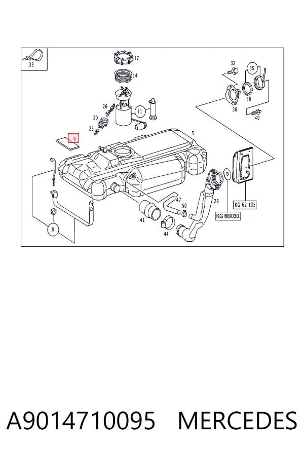  A9014710095 Mercedes