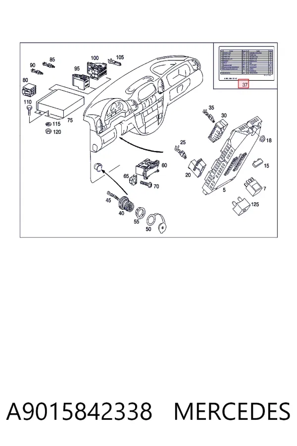  A9015842338 Mercedes