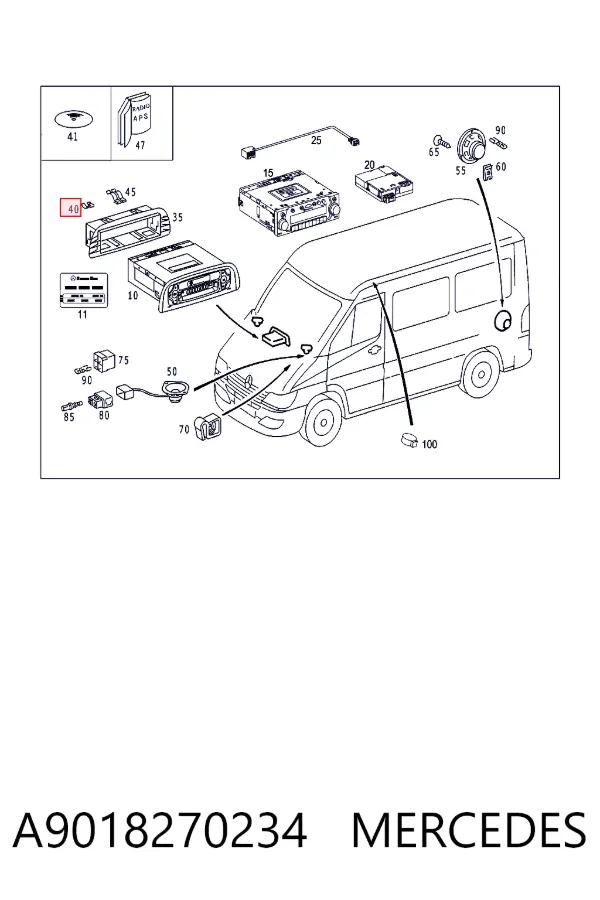  A9018270234 Mercedes