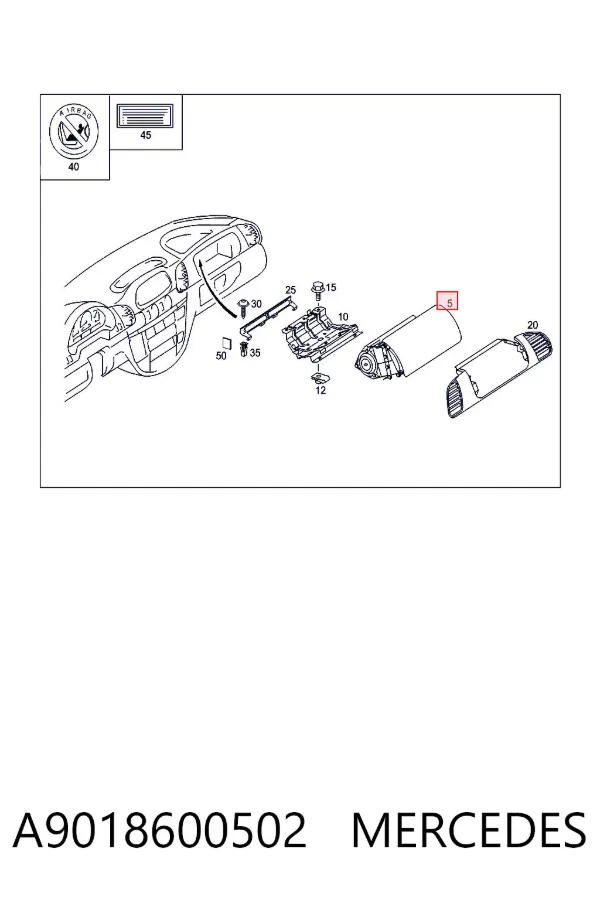  A9018600502 Mercedes
