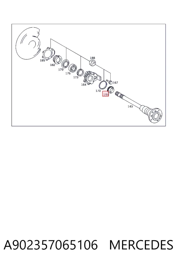 Кольцо АБС (ABS) A902357065106 Mercedes