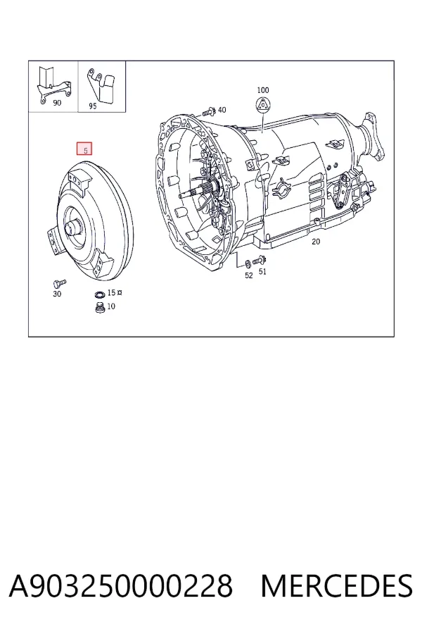 Гидротрансформатор A903250000228 Mercedes