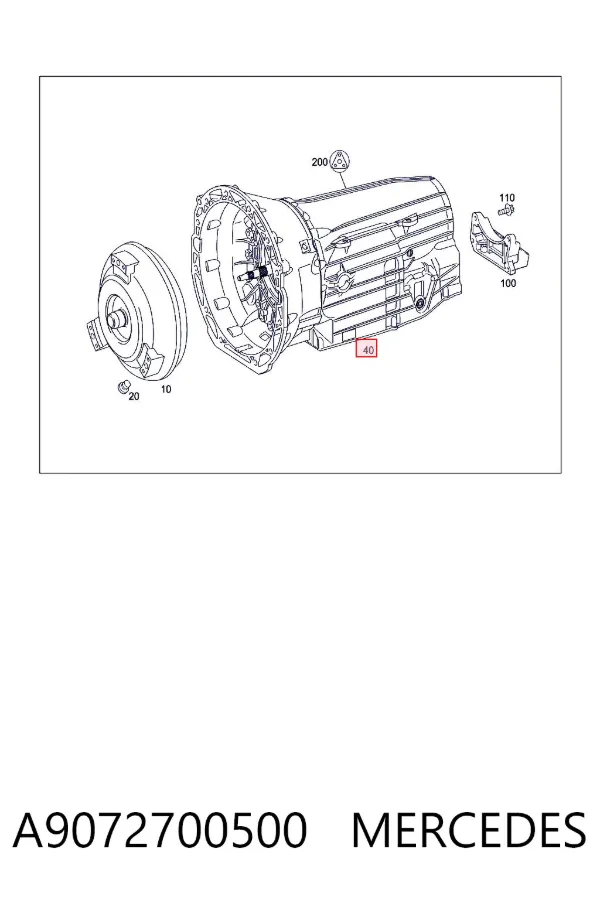 АКПП A9072700500 Mercedes